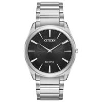 Citizen Men's Eco-Drive Stiletto Stainless Steel Silver