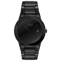 Citizen Men's Eco-Drive Axiom Black Ion-Plated