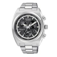 Citizen Men's Eco-Drive Calibre 8700 Black Dial Stainless Steel